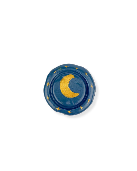 GLAZEN STOLP MINI BLUE MOON