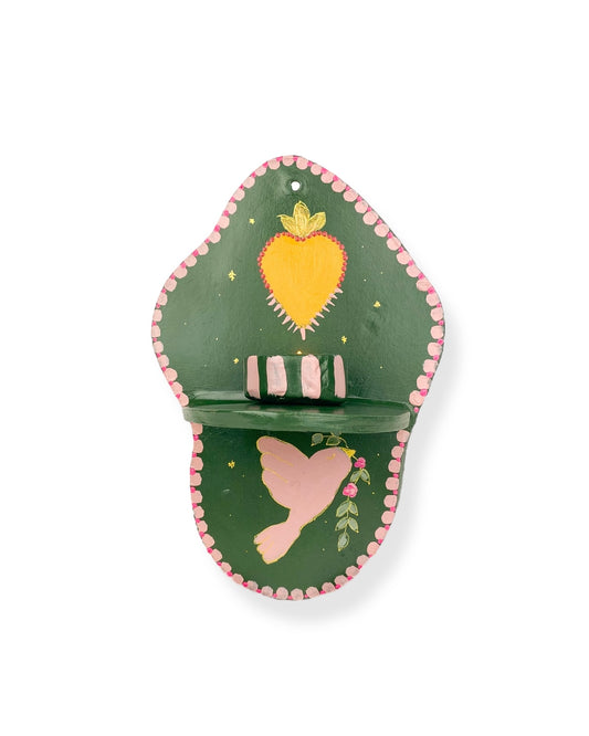 MUURORNAMENT GREEN HEART