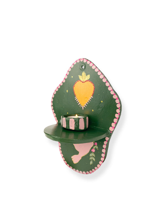 MUURORNAMENT GREEN HEART