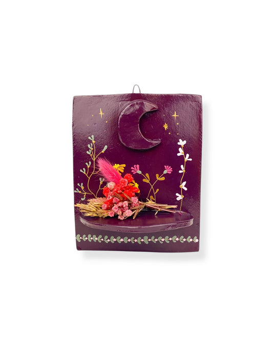 MUURORNAMENT PURPLE MOON