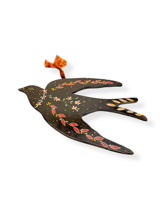 WANDHANGER ZWALUW BROWN