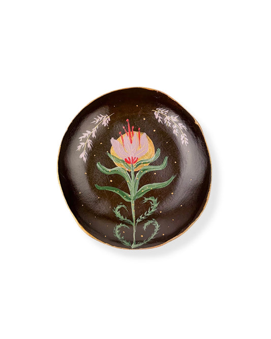 WANDBORD BROWN FLOWER