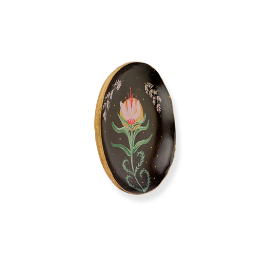 WANDBORD BROWN FLOWER