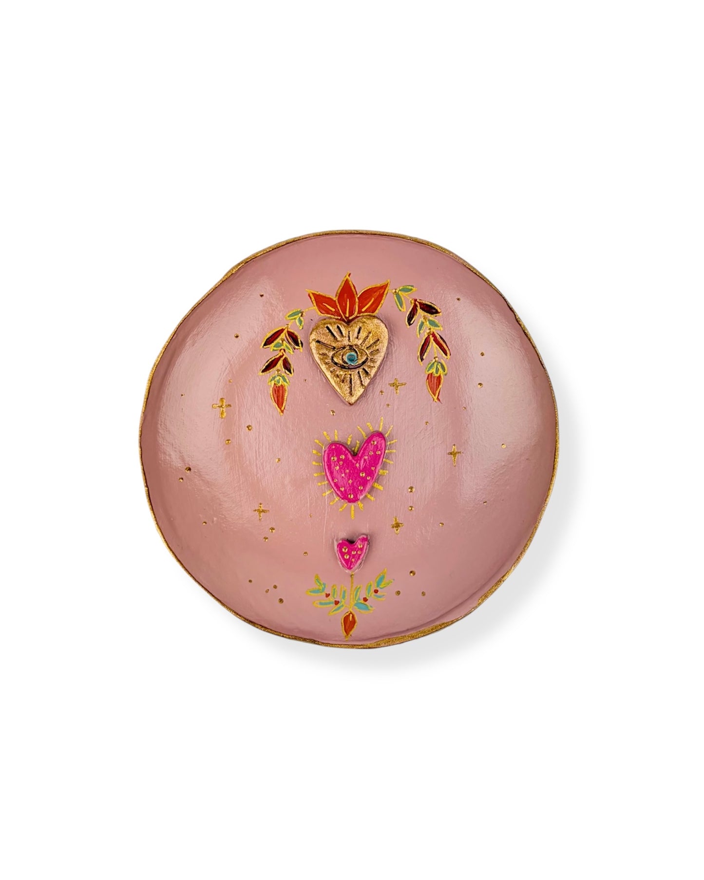 WANDBORD PINK HEARTS