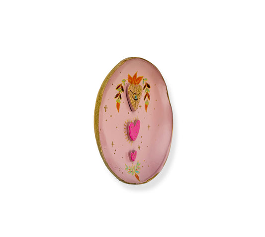 WANDBORD PINK HEARTS