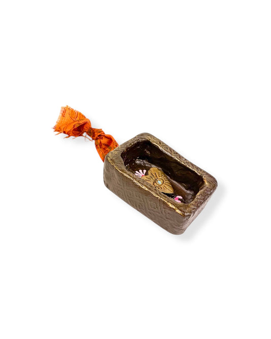 MINI NISJE BROWN HEART