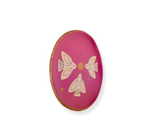 XL WANDBORD PLUM PINK ZWLAUW