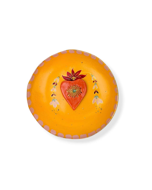 WANDBORD YELLOW HEART