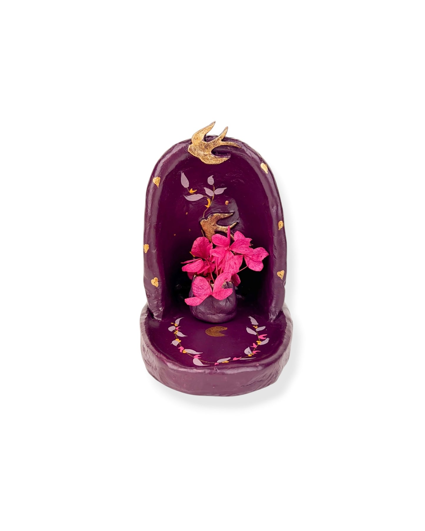 ALTAAR TEMPEL PURPLE FLOWERS