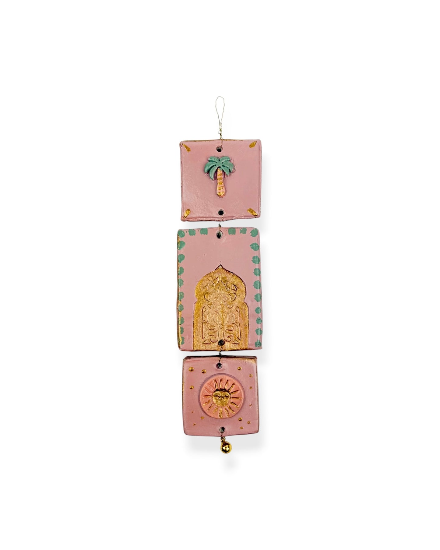 MUURHANGER PINK PALM