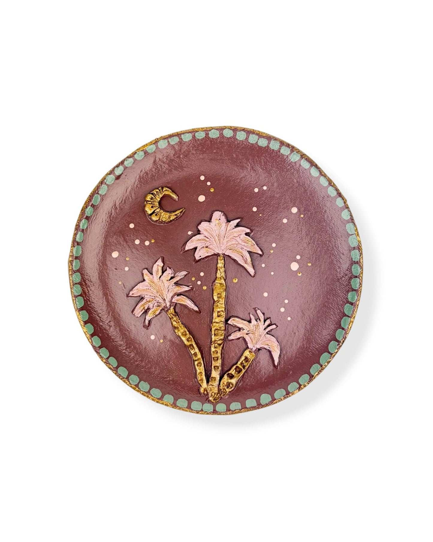 XL WANDBORD PLUM PALM