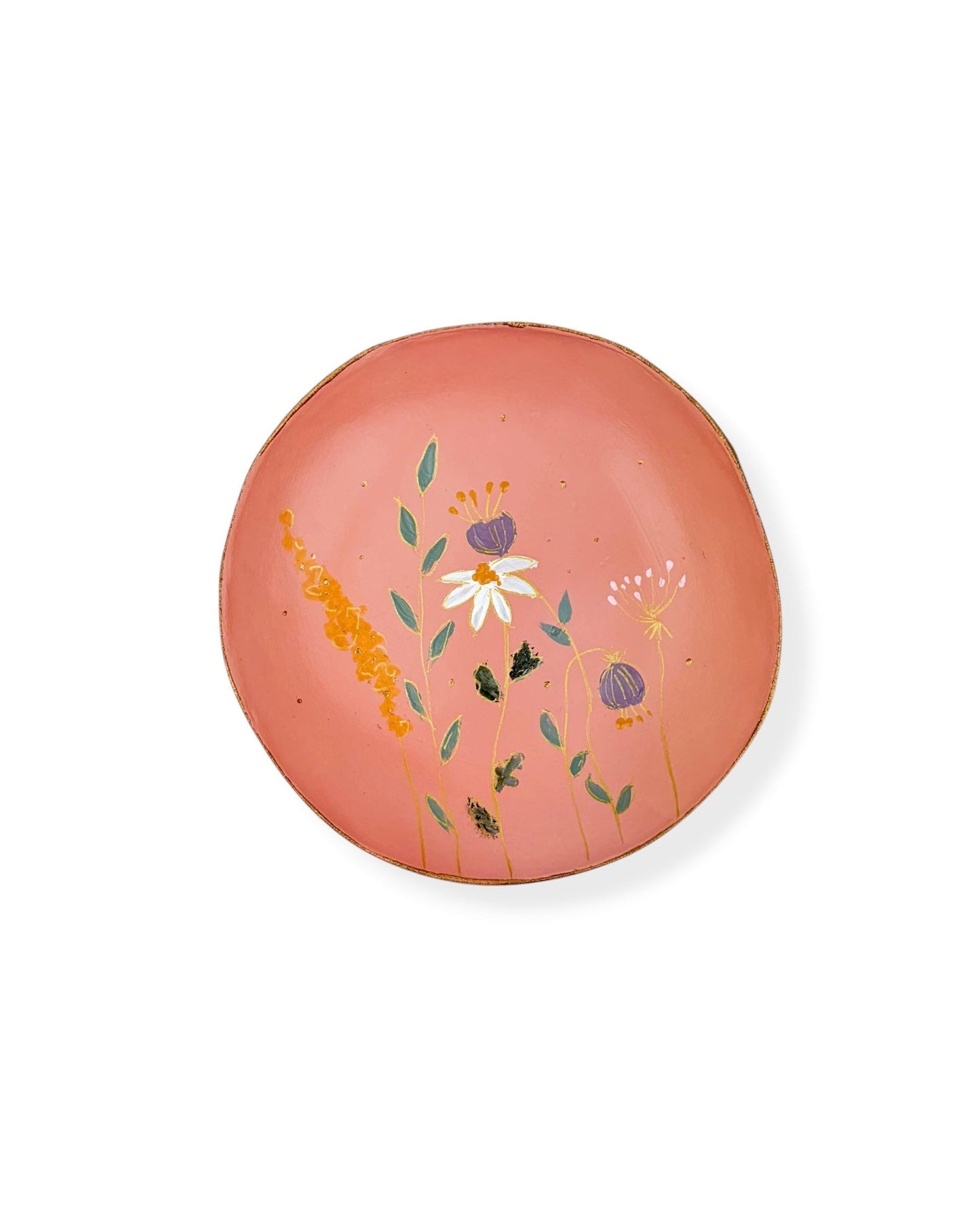 WANDBORD PINK FLOWERS