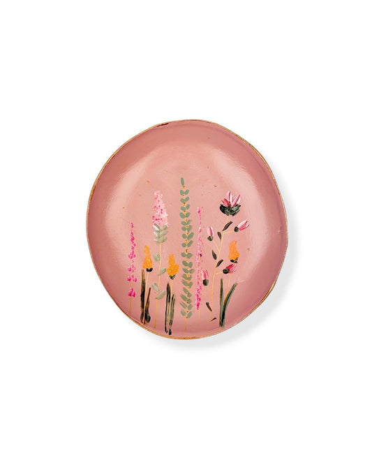 WANDBORD PINK FLOWERS