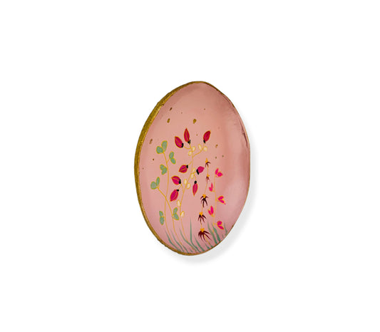 WANDBORD PINK FLOWERS