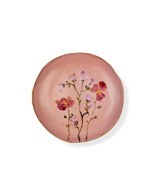 WANDBORD PINK FLOWERS