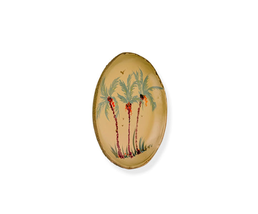 WANDBORD BUTTER YELLOW PALM