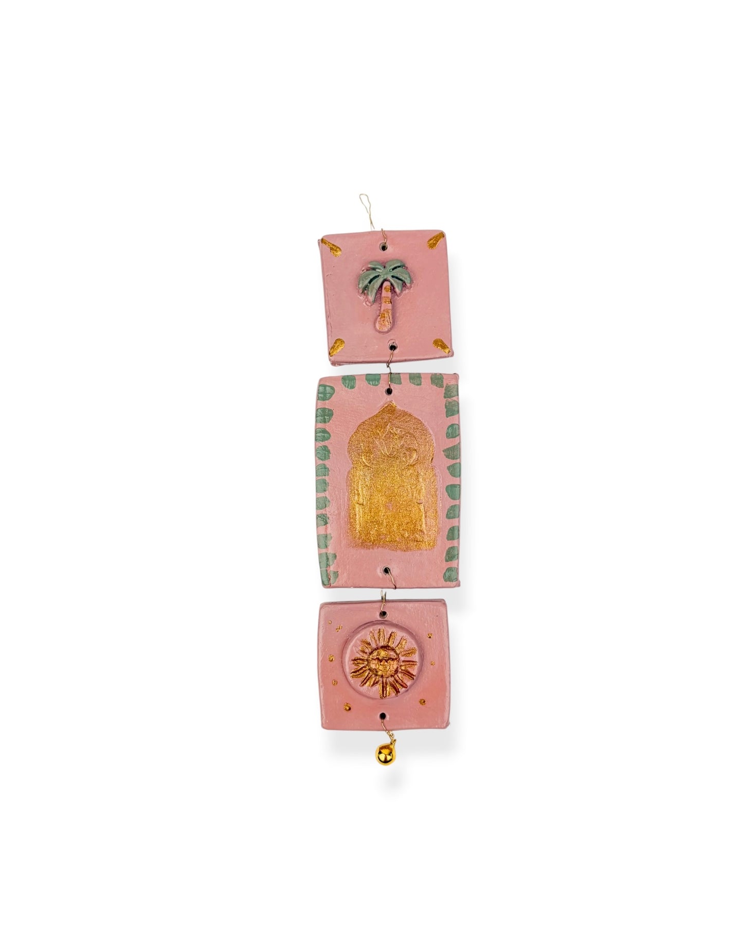 WANDHANGER PINK PALM
