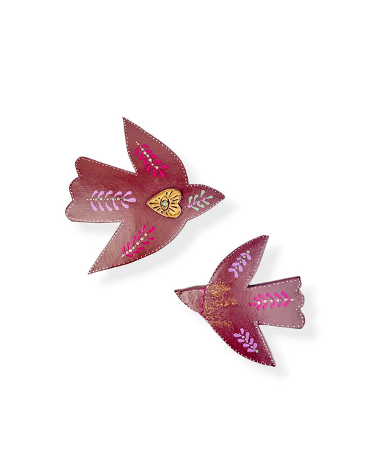 ZWALUWEN SET PLUM