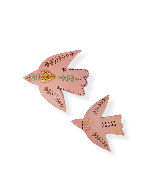 ZWALUWEN SET PINK