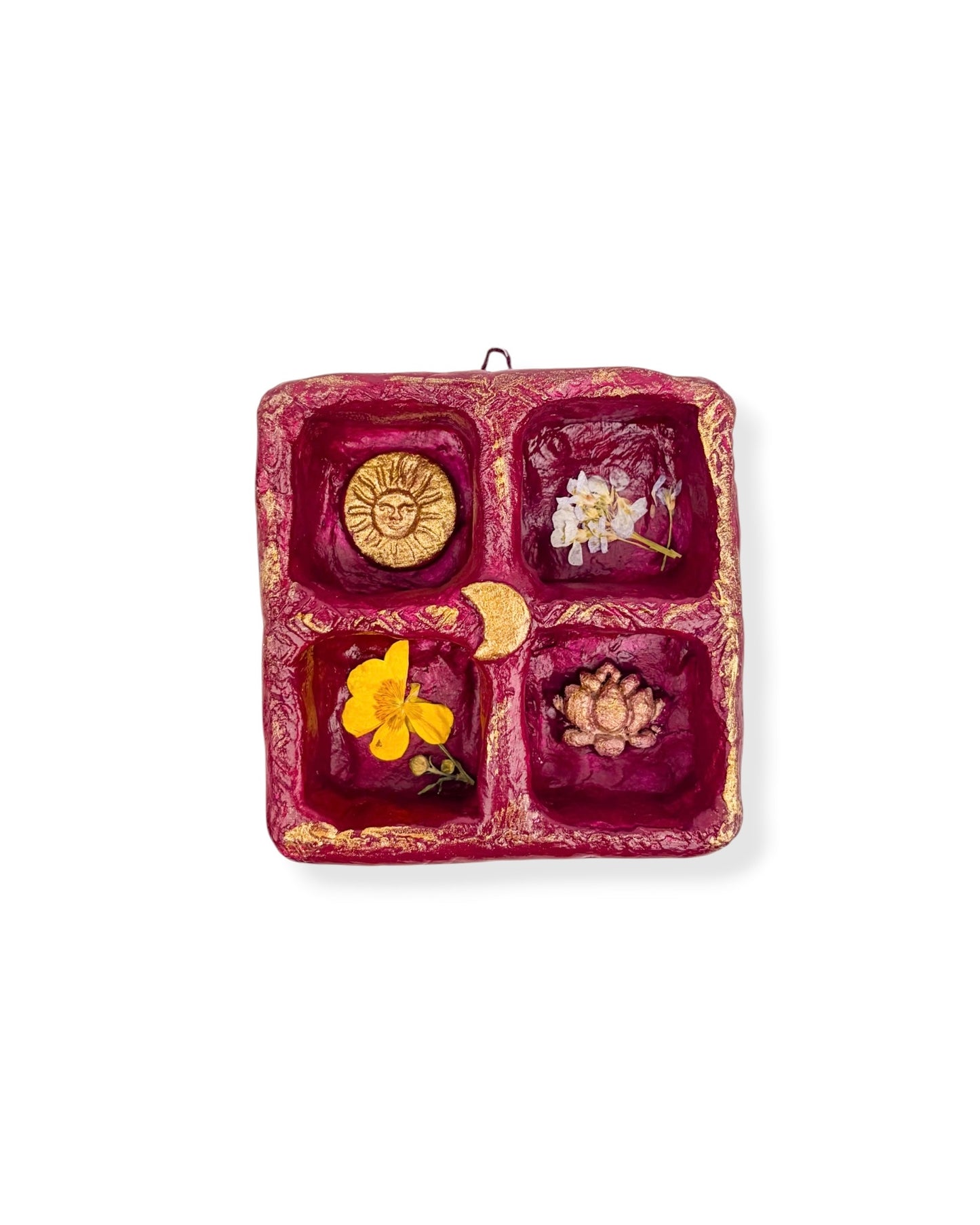 VAKKENKAST MINI BURGUNDY