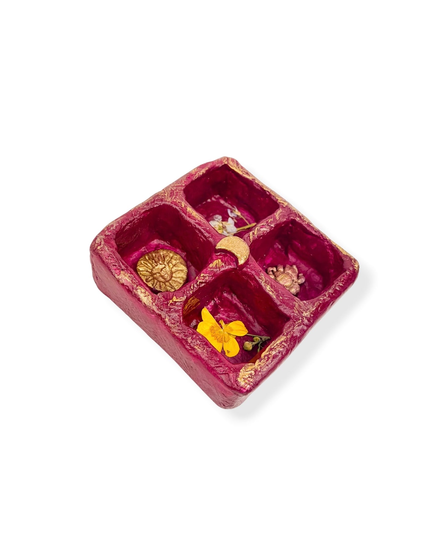 VAKKENKAST MINI BURGUNDY