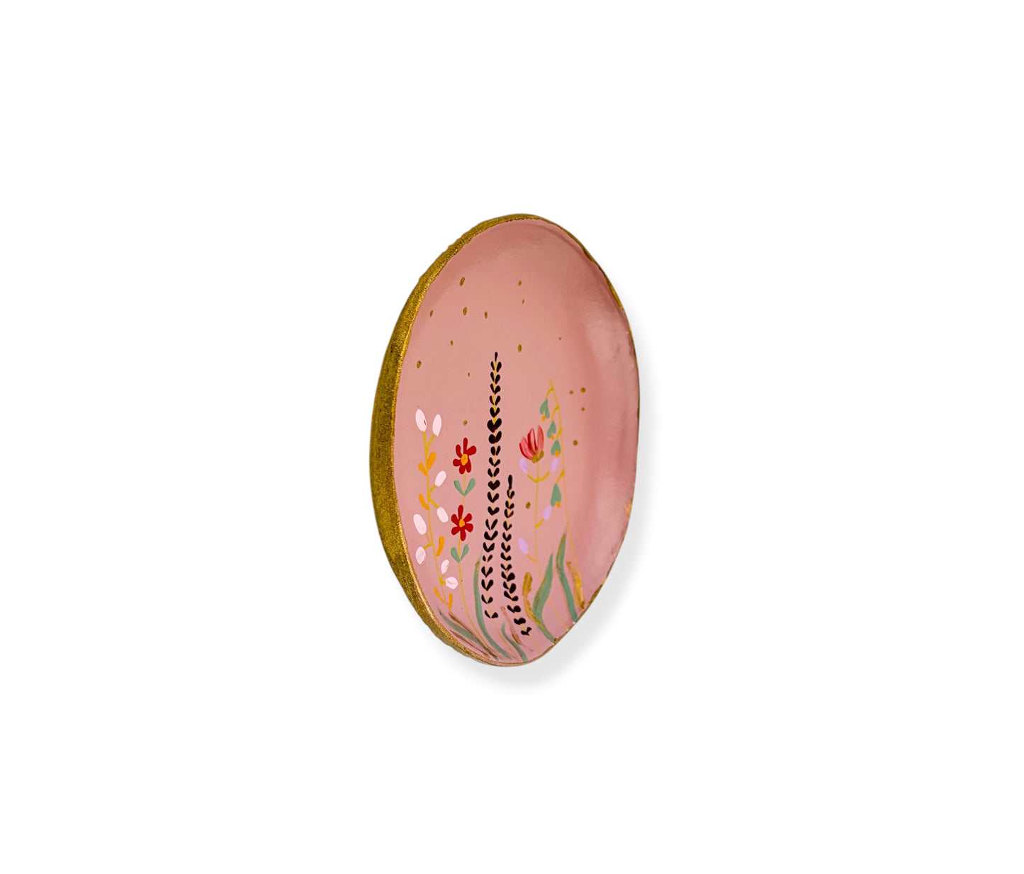 WANDBORD PINK FLOWERS