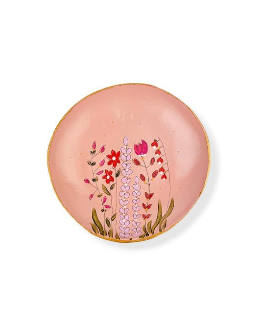 WANDBORD PINK FLOWERS