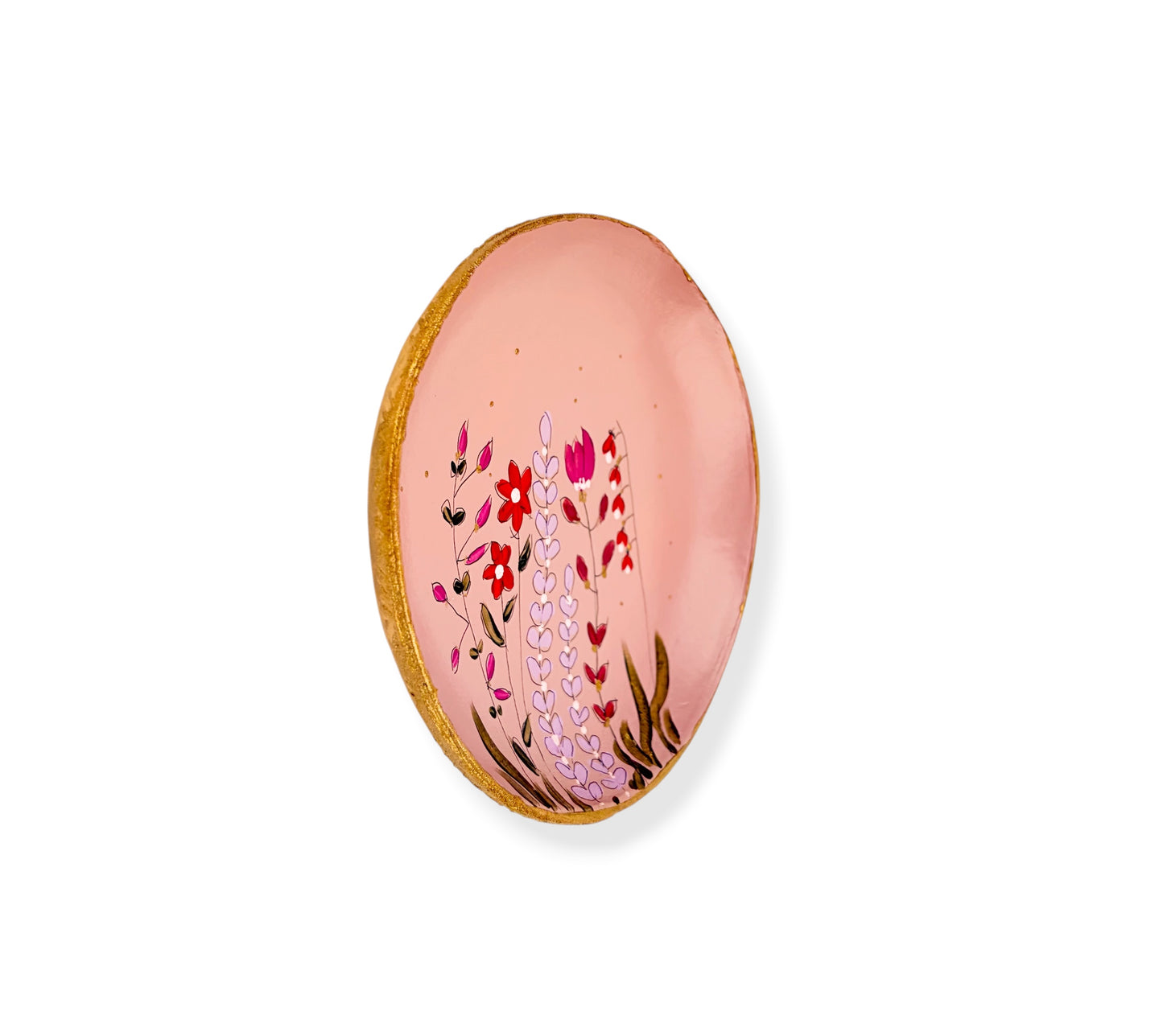 WANDBORD PINK FLOWERS
