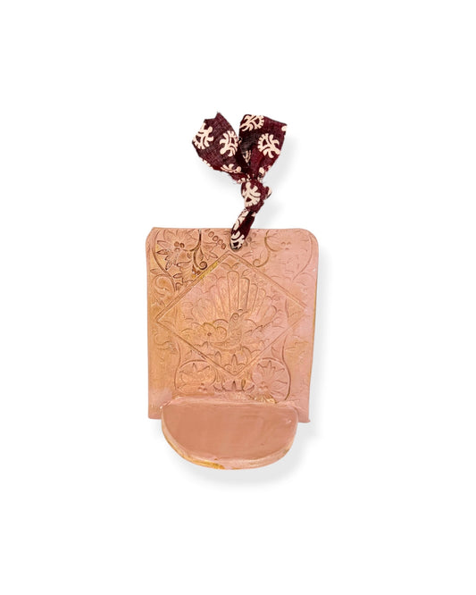 WAXINELICHTHOUDER PINK