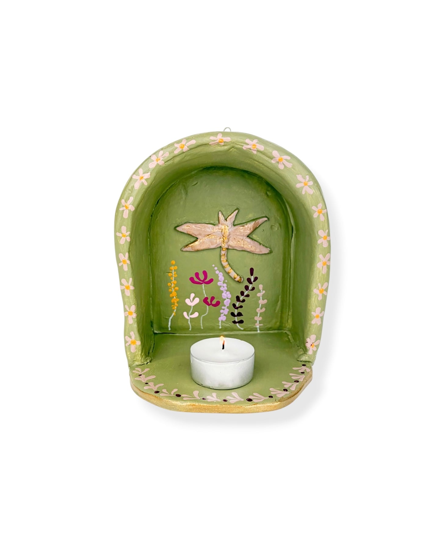 ALTAAR TEMPEL GREEN FLOWERS