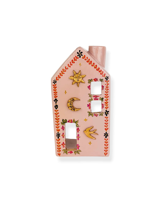 HUISJE PINK FLOWERS M