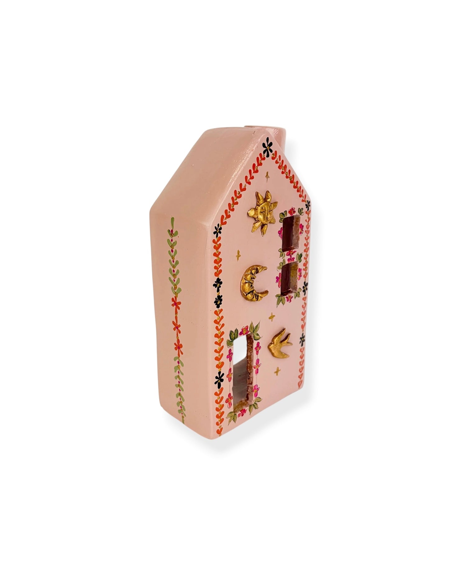 HUISJE PINK FLOWERS M