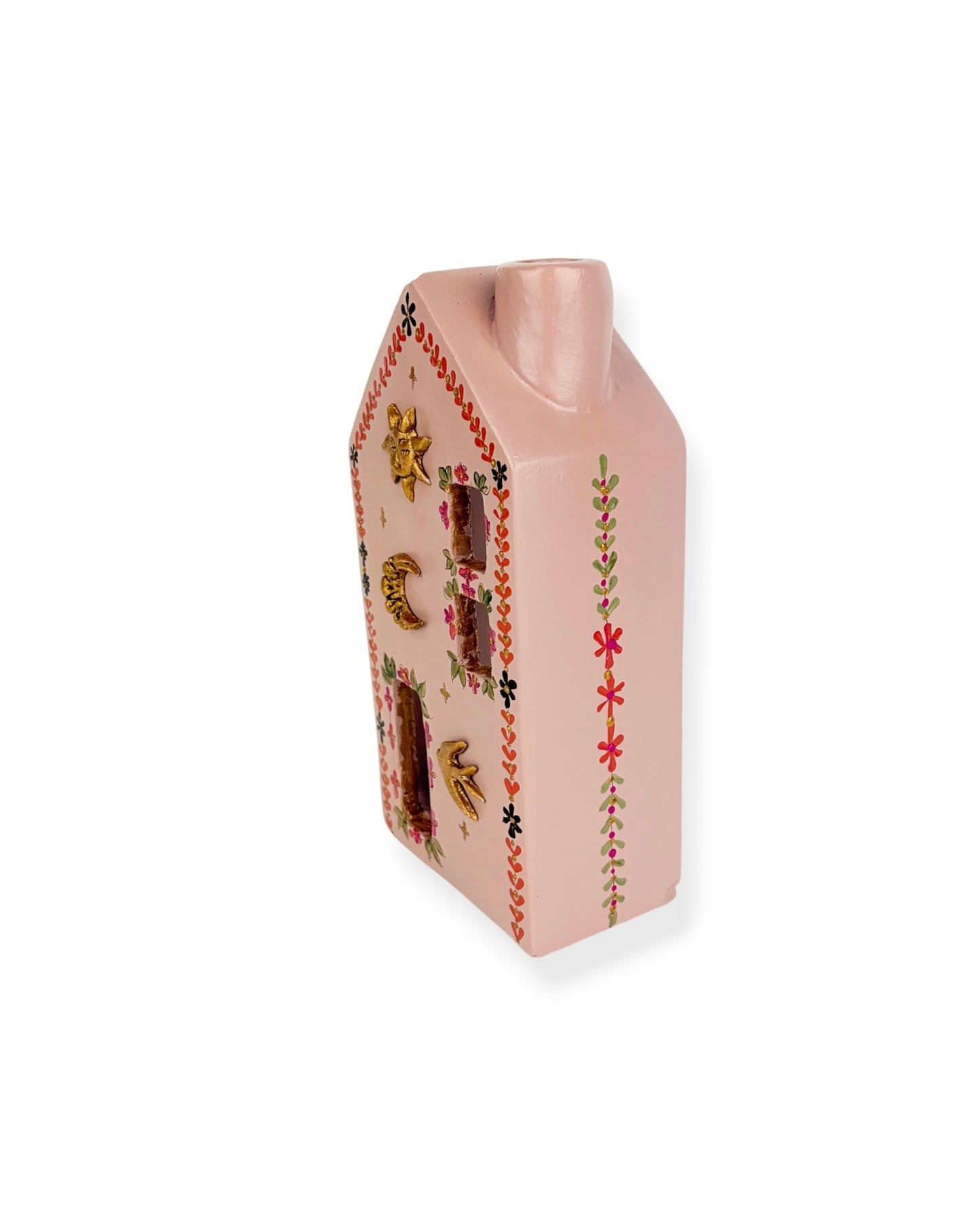 HUISJE PINK FLOWERS M