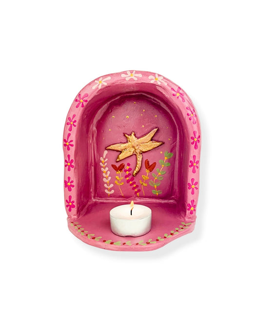 ALTAAR TEMPEL PINK FLOWERS
