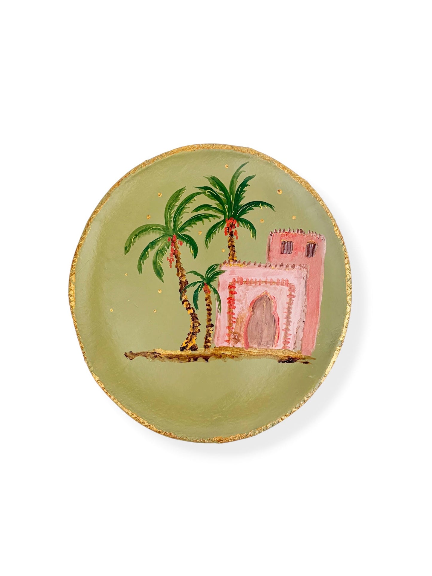 XL WANDBORD GREEN MOROCCO