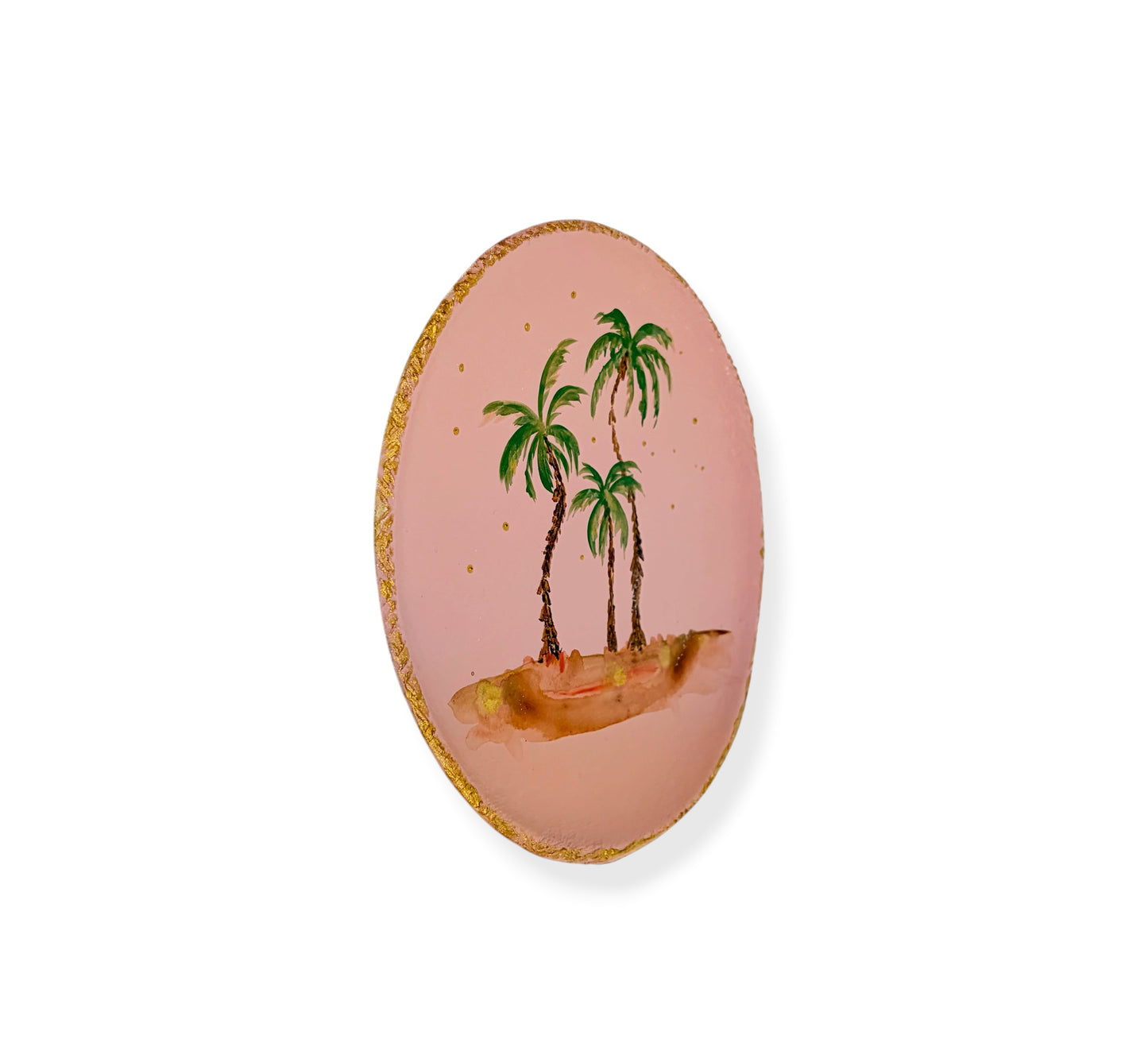 XL WANDBORD PINK PALM