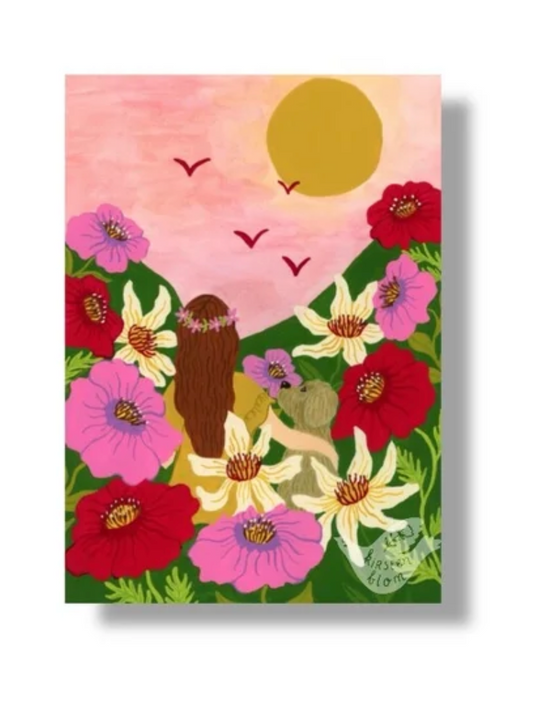 A5 ART PRINT FLOWERFIELD